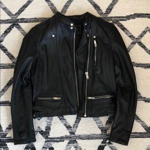 Zara leather jacket